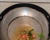 A picture of step 3 of Sabudana khichdi.