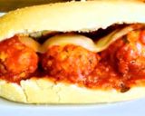 A picture of step 3 of Sandwich meatballs 😍.