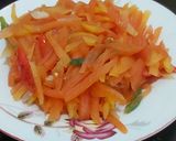 Foto langkah ke 3 dari resep Tumis Pepaya Mengkal.