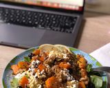 Foto del paso 5 de la receta: Ensalada de otoño con calabaza asada y lentejas
