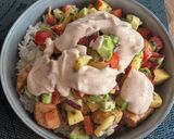 Une image de l'étape 5 de Bowl saumon avocat nectarine.