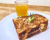 รูปขั้นตอนการทำที่ 1 ของ แซนวิชแฮมชีส ย่าง Croque monsieur/Croque madame