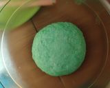 Foto langkah ke 3 dari resep Donat Kentang Pandan Tanpa Ulen.
