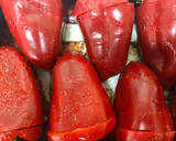 Foto del paso 4 de la receta: Pimientos rojos rellenos de arroz y carne