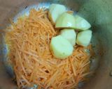 A picture of step 2 of Yellow bean with brown chapati.