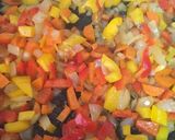 Foto del paso 2 de la receta Lentejas de pollo y calabaza con toque de curry y Canela