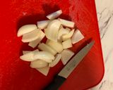 A picture of step 1 of Greek Salad.