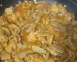 Foto del paso 5 de la receta: Judías verdes revuelto con patatas y huevo