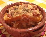 Foto del passaggio 3 della ricetta Parmigiana di zucca light con scamorza e funghi