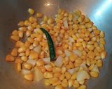 A picture of step 3 of Corn Chaat.