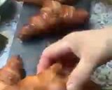 Une image de l'étape 7 de Croissant 🥐🥐aux amandes🥜☕️goûter 🌰🥄gourmand.
