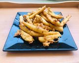 A picture of step 3 of French Fries Pakore.