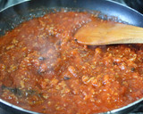 Foto del paso 2 de la receta: Espirales con queso y carne