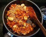 Foto langkah ke 5 dari resep Kentang balado teri medan+telur puyuh.