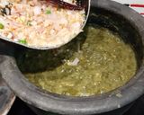 A picture of step 4 of Sarso Da Saag.