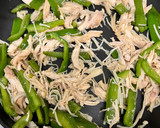 青椒金針菇炒雞絲的食譜步驟6照片