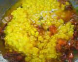 A picture of step 3 of Dal Chawal.