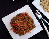 A picture of step 7 of Beef in Oyster Sauce.
