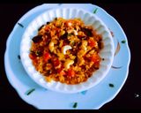 A picture of step 4 of Healthy tasty nutritious zero oil vegetable fried rice.
