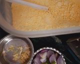 A picture of step 1 of झुणका भाकरी(Zunka Bhakri Recipe In Marathi).