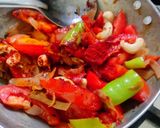 A picture of step 1 of Corn angara.