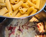 A picture of step 5 of Creamy Rigatoni with Bacon 🥓.
