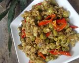Foto langkah ke 4 dari resep Oseng pokak tempe sederhana.