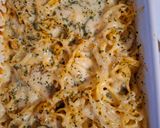 Zöldsèges,gombàs spagetti sütőben sütve 🍜🍜🍜 recept fázis 8 fotója