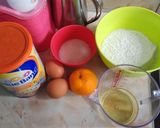 Foto langkah ke 1 dari resep Orange Cake (Kue Jeruk).
