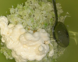 Foto del paso 5 de la receta: Bistec con puré arroz y ensalada de repollo