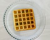 A picture of step 3 of Pistachio baklava waffle.