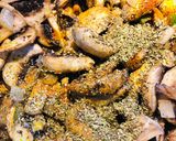 A picture of step 3 of Creamy Mushrooms 🍄 with Ravioli.
