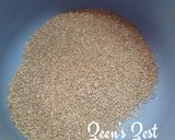 A picture of step 1 of Quinoa Dosas.
