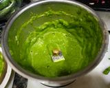 A picture of step 3 of Green garlic leaves chutney (hare lehsun ki chutney).