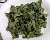 A picture of step 2 of Kumro Pata Bora (Pumpkin Leaves Pakoras - Bengali Style).
