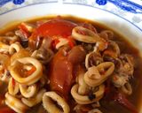 Foto langkah ke 4 dari resep Cumi Asam Pedas Manis.