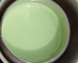 Foto langkah ke 5 dari resep Pandan Melaka Cheesecake Tanpa Terigu Part 1.