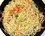 A picture of step 4 of Noodles Frankie | Noodles Kathi Roll.