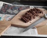 A picture of step 2 of Nolen Gur Chocolates.