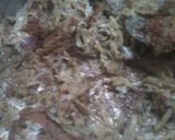 A picture of step 7 of East meat pies(meat pancakes).