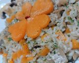 Foto del passaggio 7 della ricetta Risotto con funghi e zucca