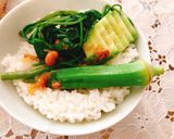 Hình bước làm 2 của món Món chay “ tương hột xào sả + kèm rau chấm