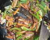 A picture of step 6 of Street style vegetable chowmein/ Vegetable noodles.