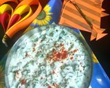 A picture of step 4 of Spring onion Raita.