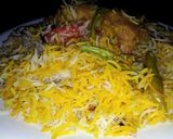 A picture of step 20 of Tikka biryani.