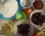 Foto langkah ke 1 dari resep Mochi Cake Cokelat Lumer (1 Telur).
