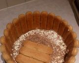 A picture of step 4 of Tiramisu cake 😍.