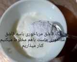 عکس مرحله 1 از دستور دونات بدون خمیر مایه