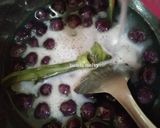 Foto langkah ke 5 dari resep Bubur Sumsum Candil Ubi Ungu.
