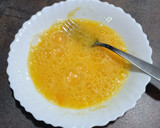 Foto del paso 1 de la receta: Tortilla francesa de atún, cebolleta fresca y queso